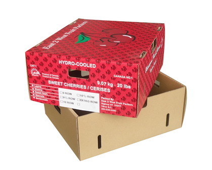 sweet cherries boxes